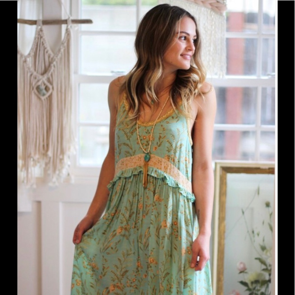 🌺 BNWT Maisie strappy dress turquoise